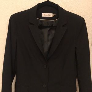 Calvin Klein blazer black sz 8